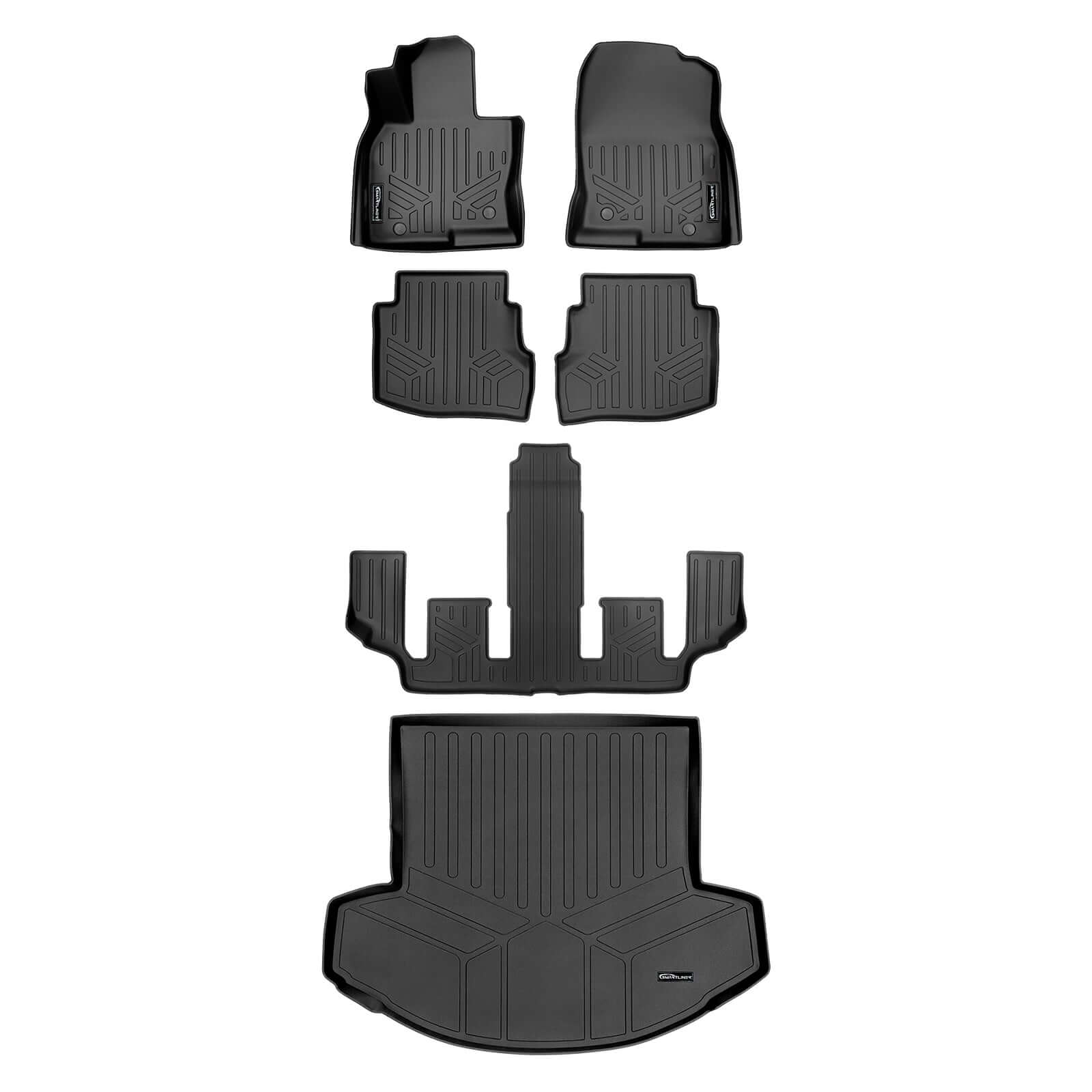 SMARTLINER Custom Fit Floor Liners For 2020-2023 Mazda CX-9 (6 Passenger Without CC) Smartliner USA