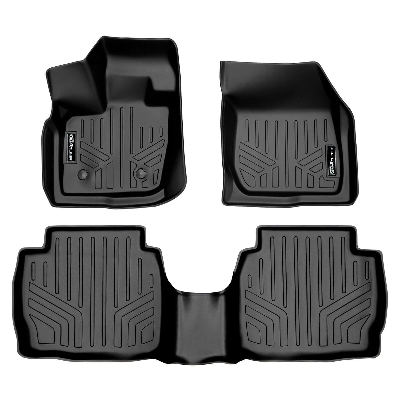 SMARTLINER Custom Fit Floor Liners For 2017-2020 Ford Fusion / Lincoln MKZ Smartliner USA