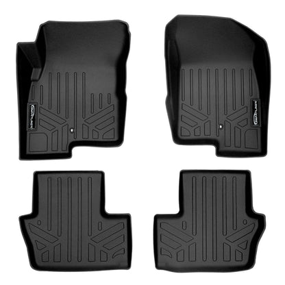 SMARTLINER Custom Fit Floor Liners For 2007-2012 Dodge Caliber / 2007-2017 Jeep Patriot / Compass Old Body Style Smartliner USA