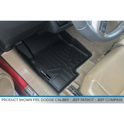 SMARTLINER Custom Fit Floor Liners For 2007-2017 Jeep Patriot / Compass Old Body Style Smartliner USA