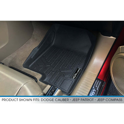 SMARTLINER Custom Fit Floor Liners For 2007-2017 Jeep Patriot / Compass Old Body Style Smartliner USA