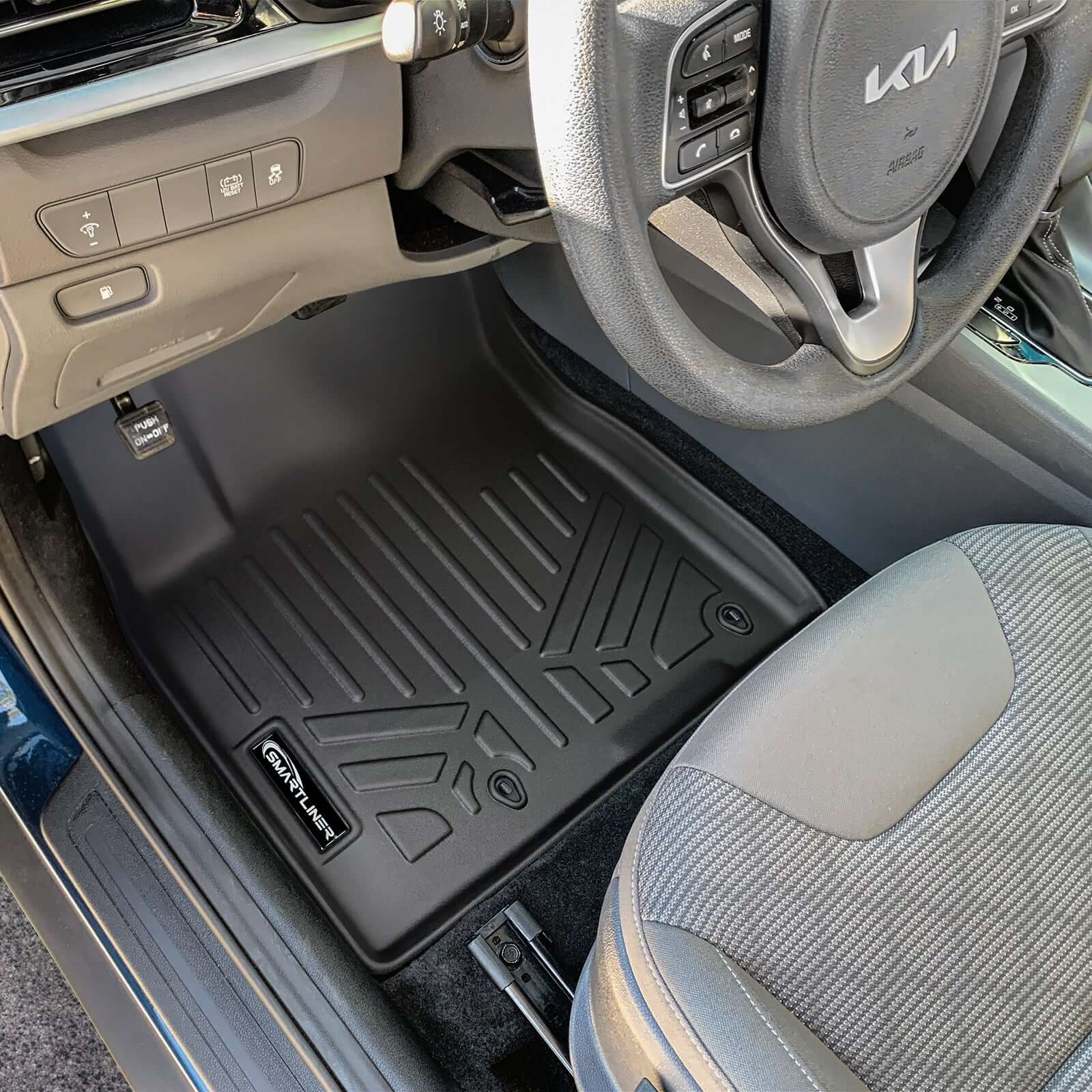 SMARTLINER Custom Fit Floor Liners For 2018-2025 Kia Niro (Plug-in Hybrid Models Only) Smartliner USA