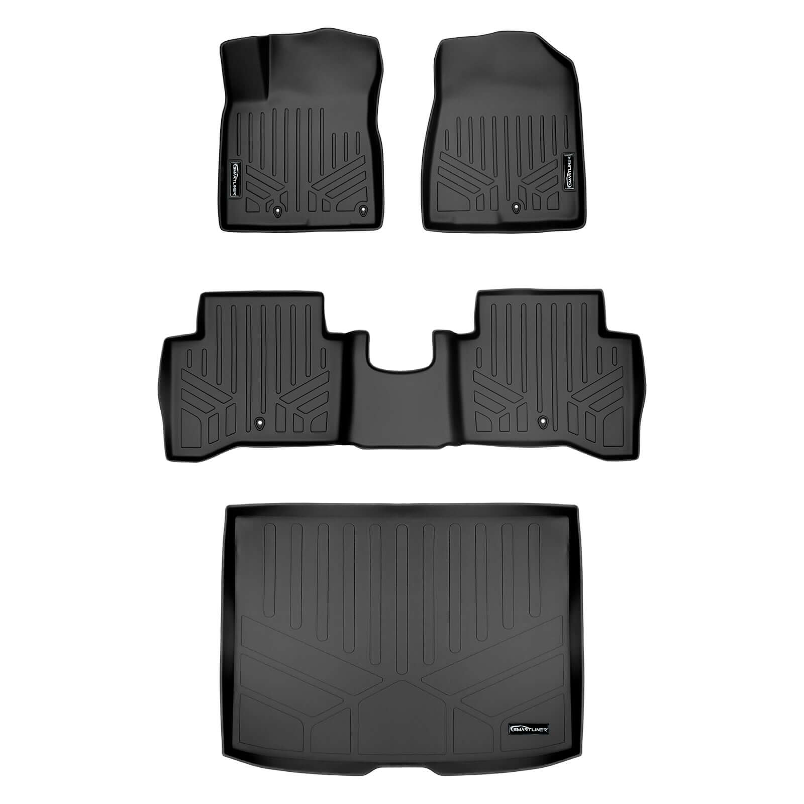 SMARTLINER Custom Fit Floor Liners For 2017-2021 Kia Niro (No Plug-in Hybrid) Smartliner USA