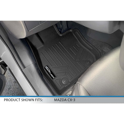 SMARTLINER Custom Fit Floor Liners For 2016-2021 Mazda CX-3 Without Cargo Tray Smartliner USA
