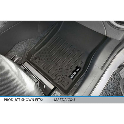 SMARTLINER Custom Fit Floor Liners For 2016-2021 Mazda CX-3 With Cargo Tray Smartliner USA