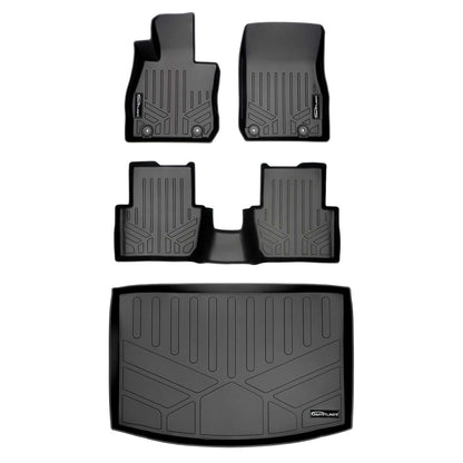 SMARTLINER Custom Fit Floor Liners For 2016-2021 Mazda CX-3 With Cargo Tray Smartliner USA