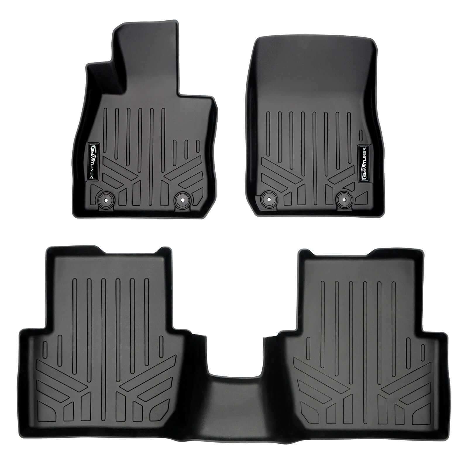 SMARTLINER Custom Fit Floor Liners For 2016-2021 Mazda CX-3 With Cargo Tray Smartliner USA