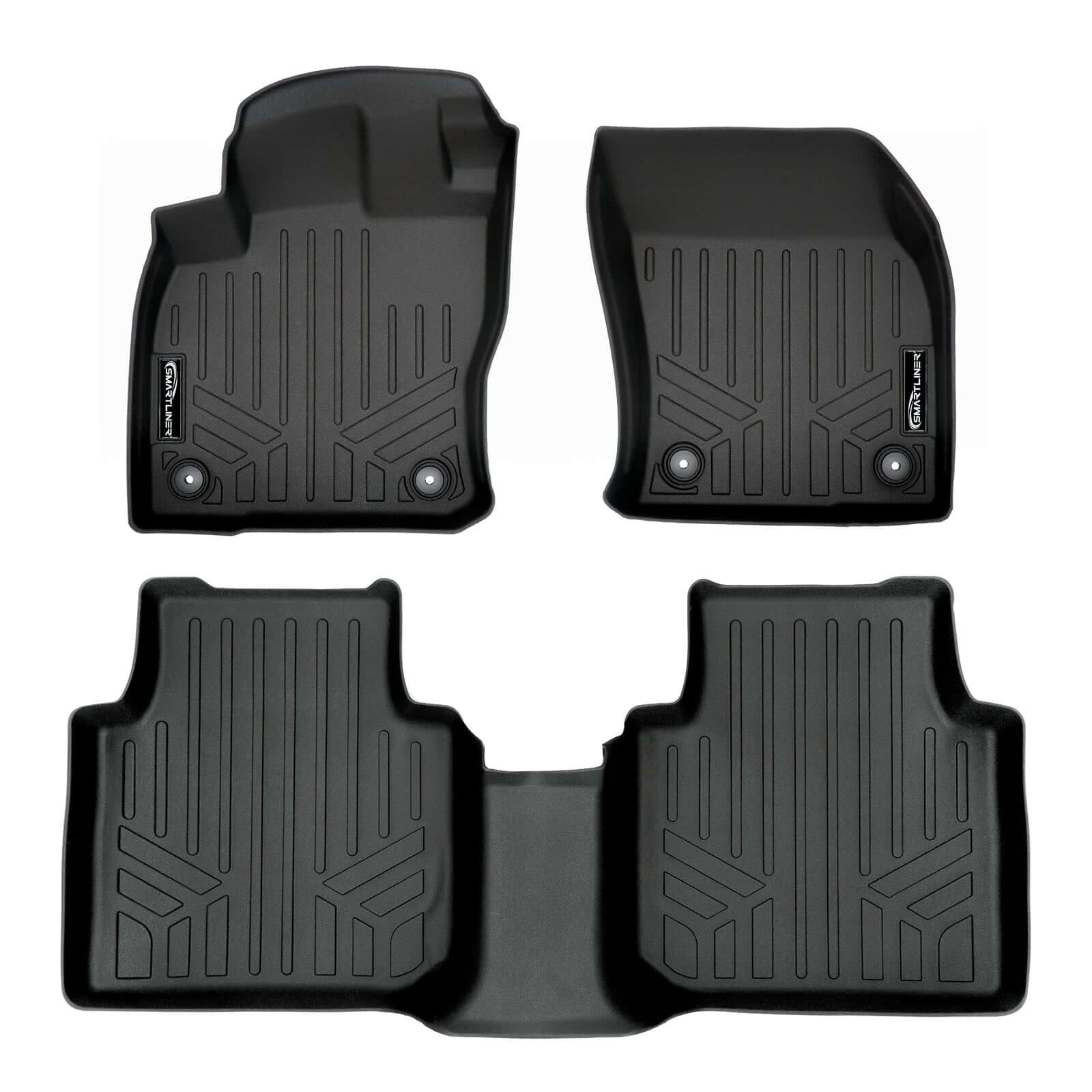 SMARTLINER Custom Fit Floor Liners For 2018-2024 Volkswagen Tiguan (5 Pass) Smartliner USA