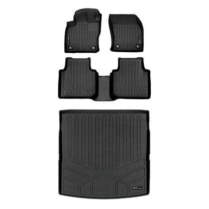 SMARTLINER Custom Fit Floor Liners For 2018-2024 Volkswagen Tiguan (7 Passenger) Smartliner USA