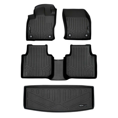 SMARTLINER Custom Fit Floor Liners For 2018-2024 Volkswagen Tiguan (7 Passenger) Smartliner USA