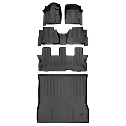 SMARTLINER Custom Fit Floor Liners For 2008-2011 Toyota Sequoia (with Bench Seat) Smartliner USA