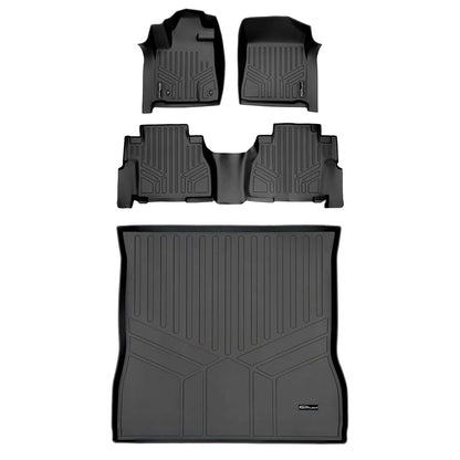 SMARTLINER Custom Fit Floor Liners For 2008-2011 Toyota Sequoia (with Bench Seat) Smartliner USA