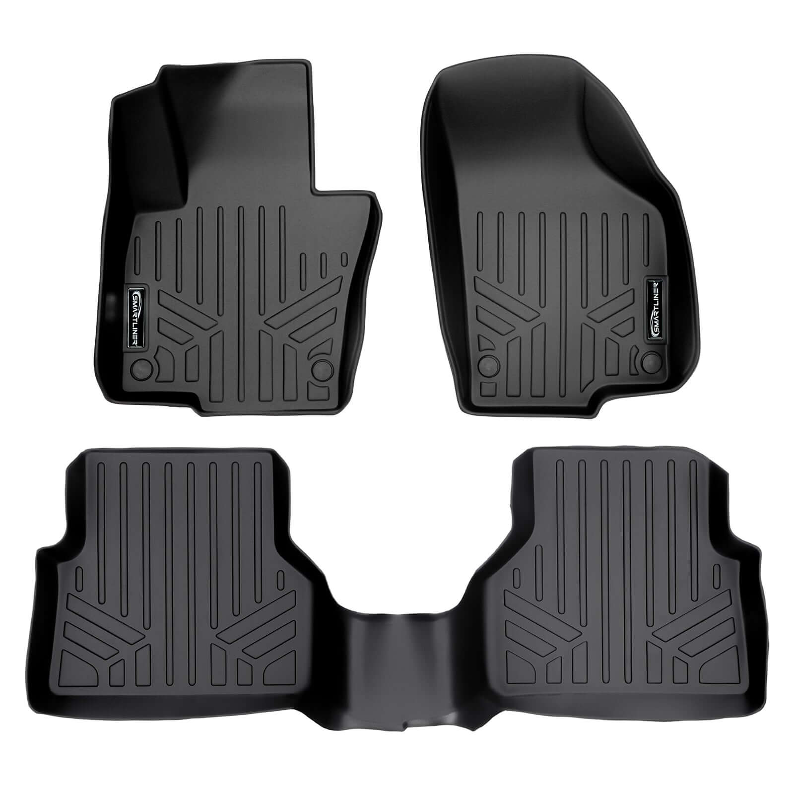 SMARTLINER Custom Fit Floor Liners For 2009-2017 Volkswagen Tiguan / 2018 Tiguan Limited Smartliner USA