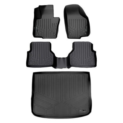 SMARTLINER Custom Fit Floor Liners For 2009-2017 Volkswagen Tiguan / 2018 Tiguan Limited Smartliner USA