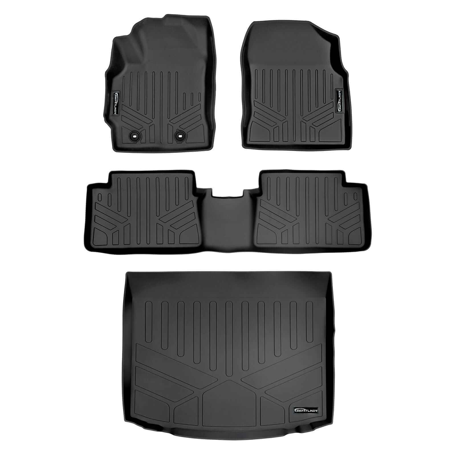 SMARTLINER Custom Fit Floor Liners For 2017-2018 Toyota Corolla iM / 2016 Scion iM Smartliner USA