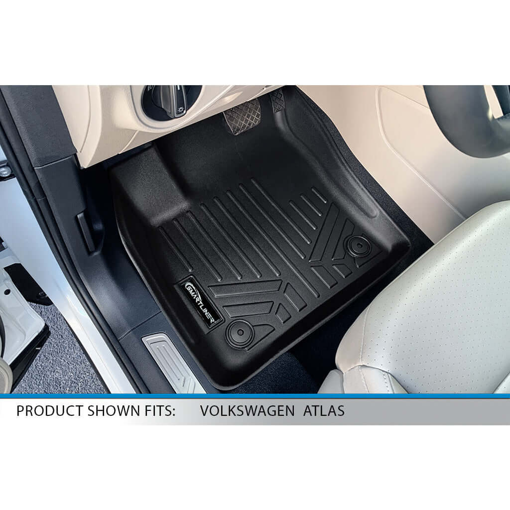 SMARTLINER Custom Fit Floor Liners For 2020-2025 Volkswagen Atlas Cross Sport Smartliner USA