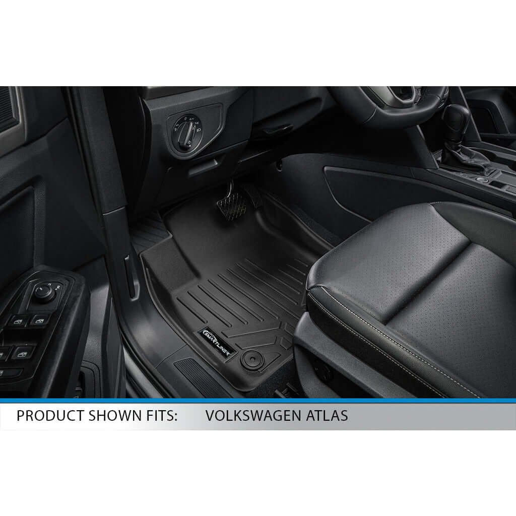 SMARTLINER Custom Fit Floor Liners For 2018-2025 Atlas (with 2nd Row Bench Seat) Smartliner USA