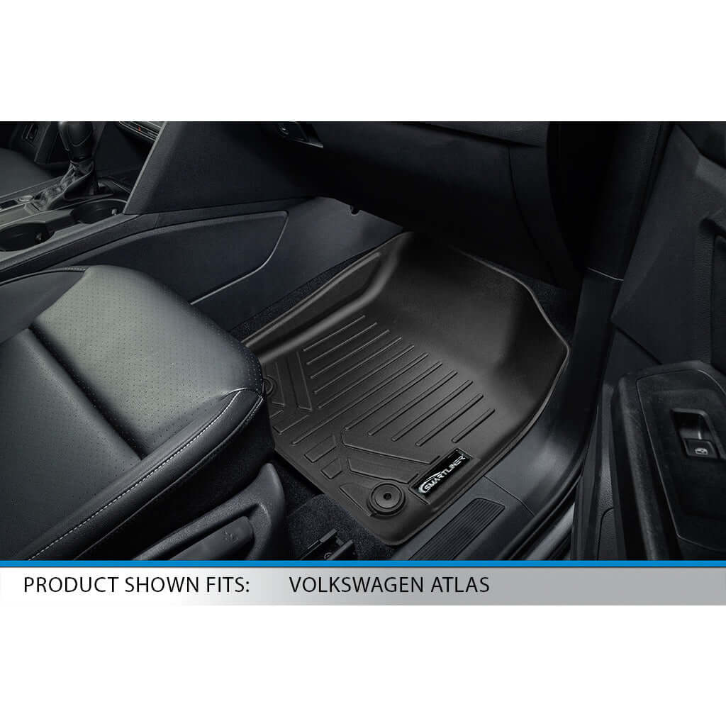 SMARTLINER Custom Fit Floor Liners For 2018-2025 Atlas (with 2nd Row Bench Seat) Smartliner USA