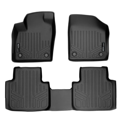 SMARTLINER Custom Fit Floor Liners For 2018-2025 Atlas (with 2nd Row Bench Seat) Smartliner USA