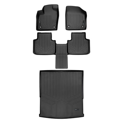 SMARTLINER Custom Fit Floor Liners For 2018-2025 Atlas (with 2nd Row Bucket Seats) Smartliner USA