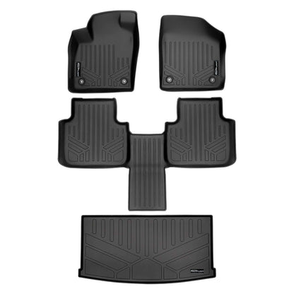 SMARTLINER Custom Fit Floor Liners For 2018-2025 Atlas (with 2nd Row Bucket Seats) Smartliner USA