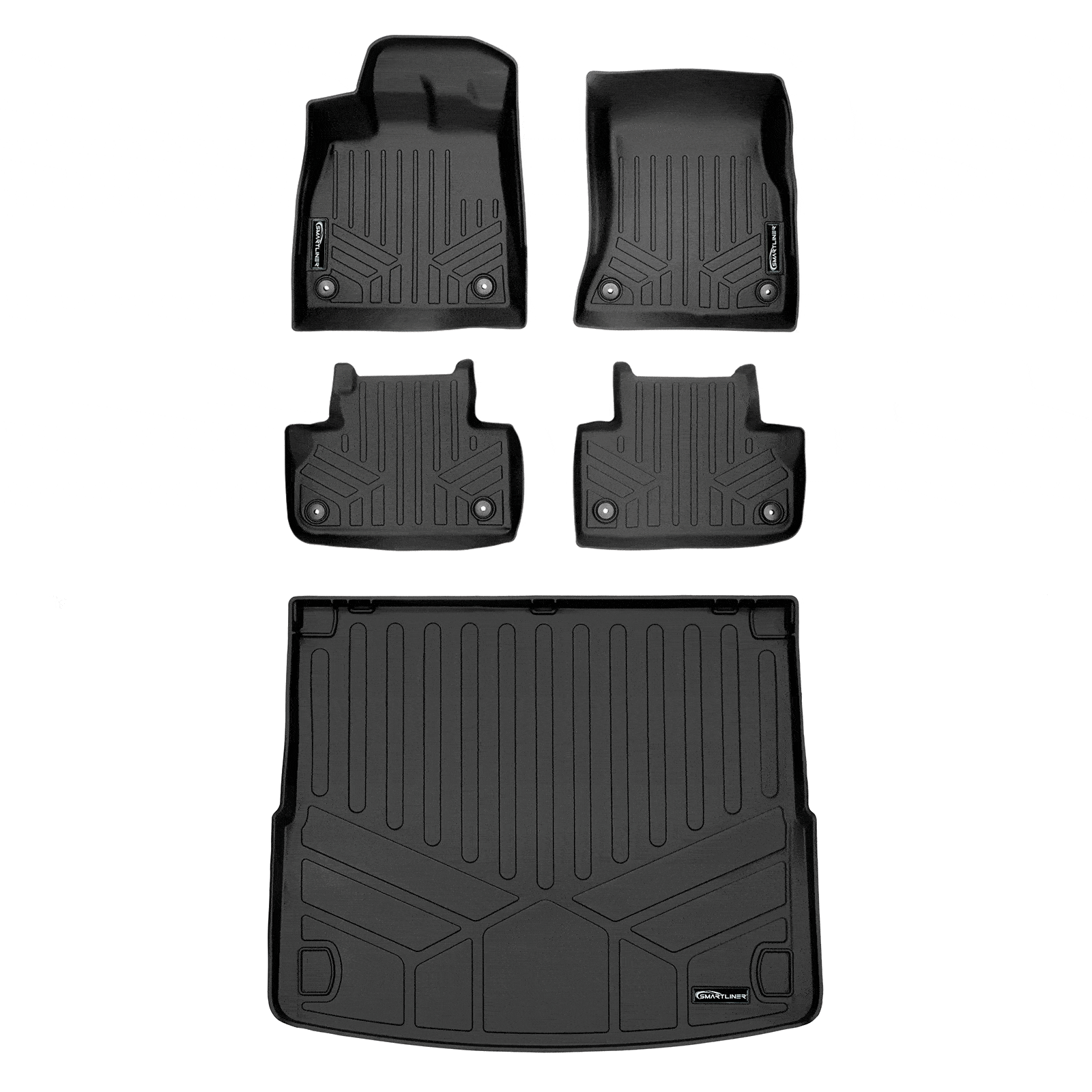SMARTLINER Custom Fit Floor Liners For 2020-2025 Audi Q5 PHEV (Plug-In Hybrid Models) Smartliner USA