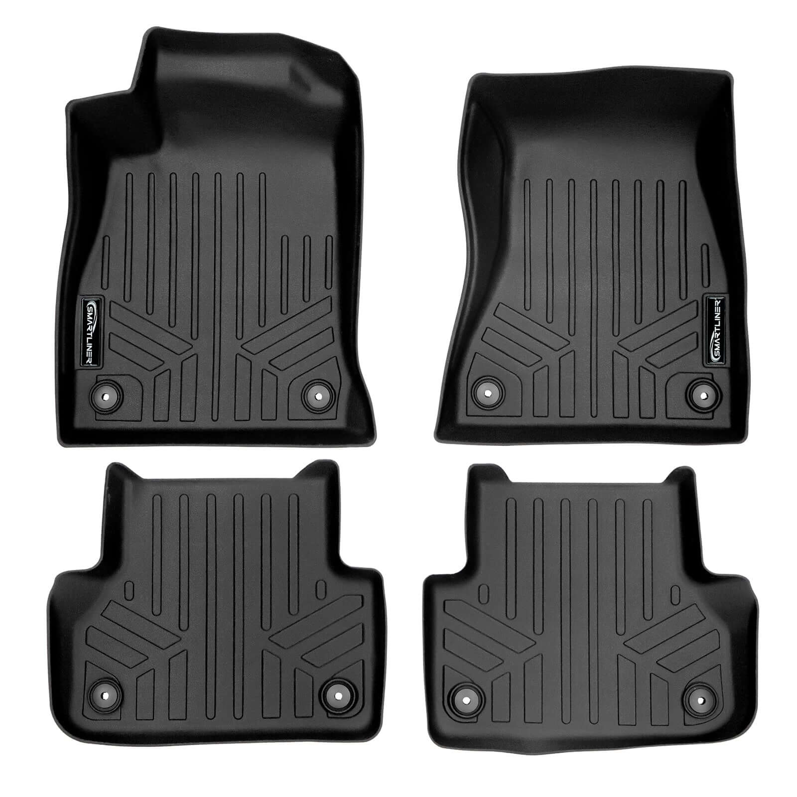 SMARTLINER Custom Fit Floor Liners For 2018-2024 Audi A5 / S5 (Sportback) Smartliner USA