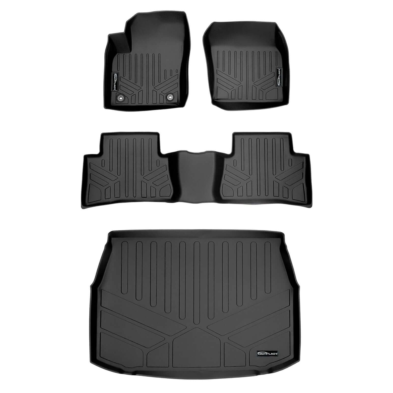 SMARTLINER Custom Fit Floor Liners For 2018-2021 Toyota C-HR Smartliner USA