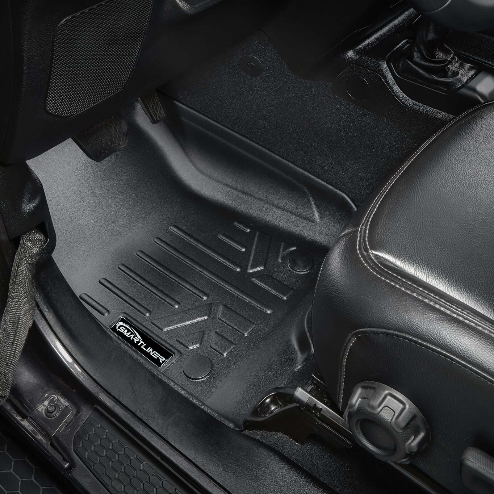 SMARTLINER Custom Fit Floor Liners For 2018-2025 Jeep Wrangler 2-Door (JL New Body Style - not JK) Smartliner USA