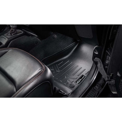 SMARTLINER Custom Fit Floor Liners For 2021-2025 Jeep Wrangler 4xe (With Trail-Rail system) Smartliner USA