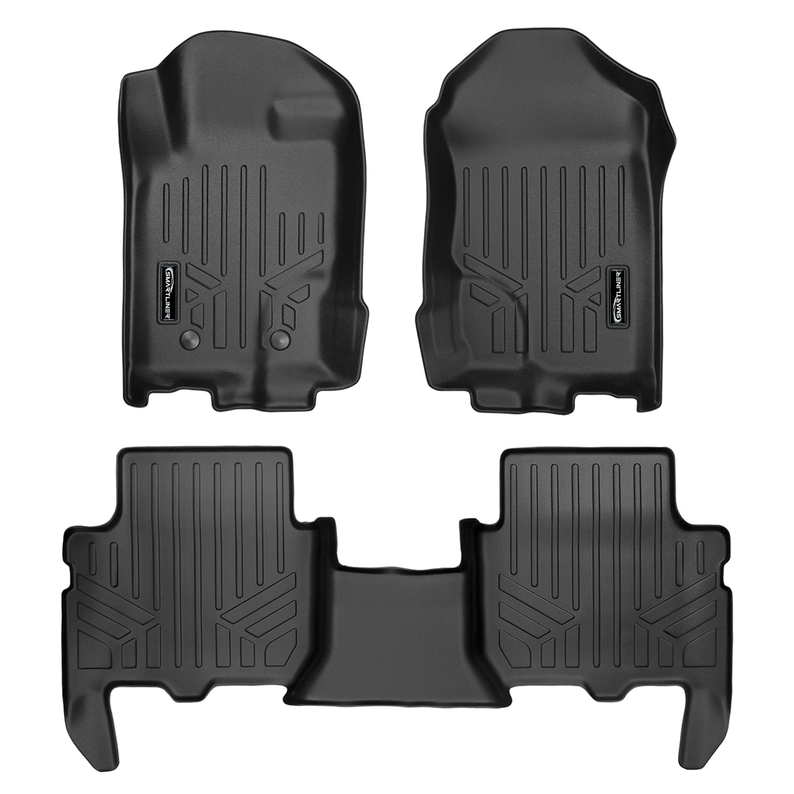 SMARTLINER Custom Fit Floor Liners For 2015-2017 Ford Everest Smartliner USA