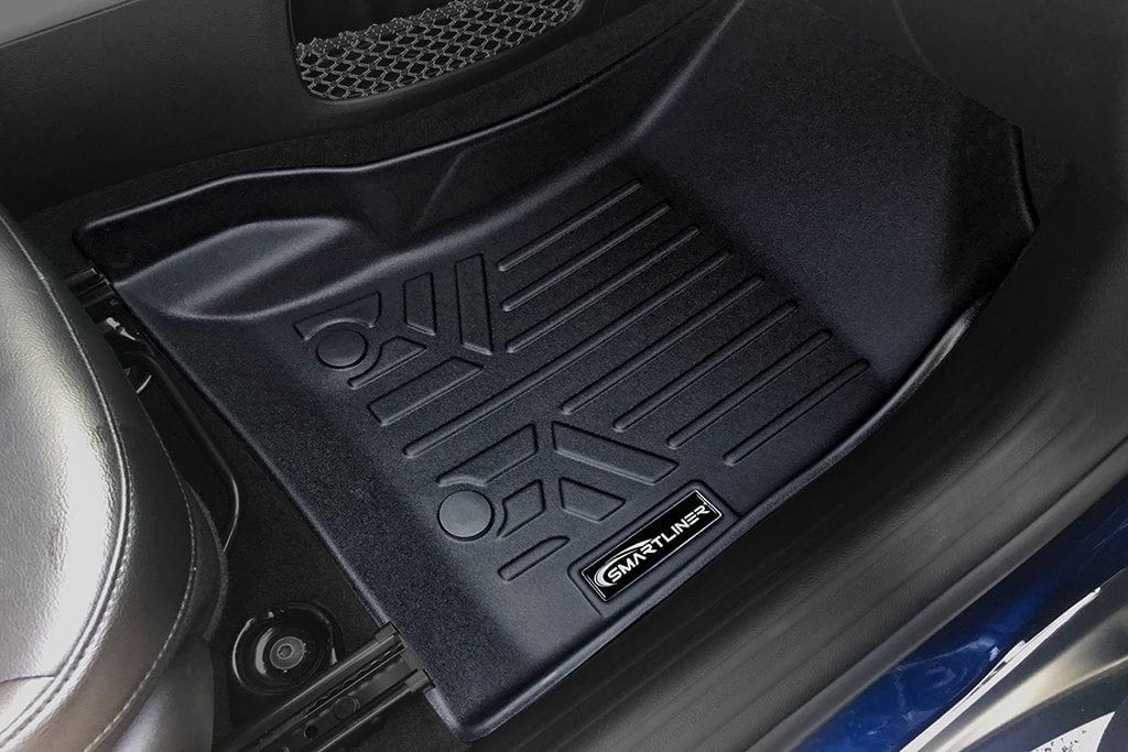 SMARTLINER Custom Fit Floor Liners For 2017-2025 Jeep Compass with Dual Driver Side Floor Hooks (New Body Style) Smartliner USA