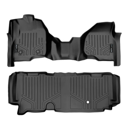 SMARTLINER Custom Fit Floor Liners For 2012-2016 Ford F-250/F-350/F-450/F-550 Super Duty Standard Cab with Raised Drivers Side Pedal Smartliner USA