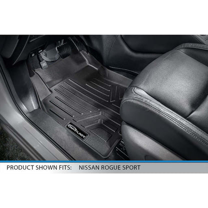 SMARTLINER Custom Fit Floor Liners For 2017-2024 Nissan Rogue Sport - Factory Cargo Tray in Highest Position (No S Models) Smartliner USA
