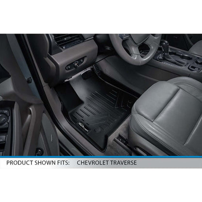 SMARTLINER Custom Fit Floor Liners For 2018-2023 Chevrolet Traverse (with 2nd Row Bench Seat) Smartliner USA