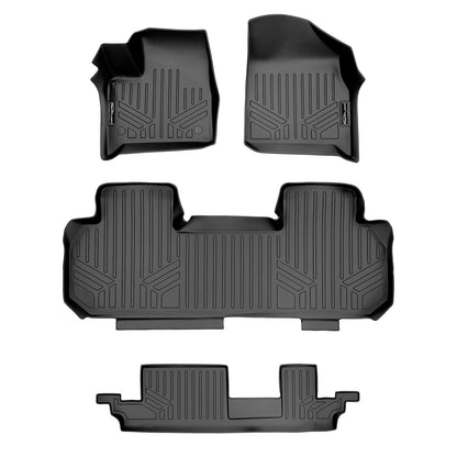 SMARTLINER Custom Fit Floor Liners For 2024-2026 GMC Acadia/Chevrolet Traverse/Buick Enclave with 2nd Row Bench Seats Smartliner USA