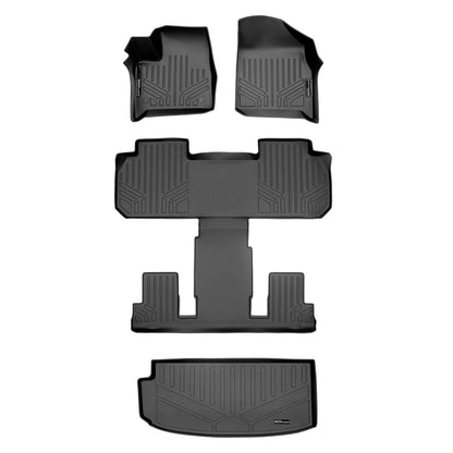 SMARTLINER Custom Fit Floor Liners For 2018-2023 Chevrolet Traverse with 2nd Row Bucket Seats Smartliner USA