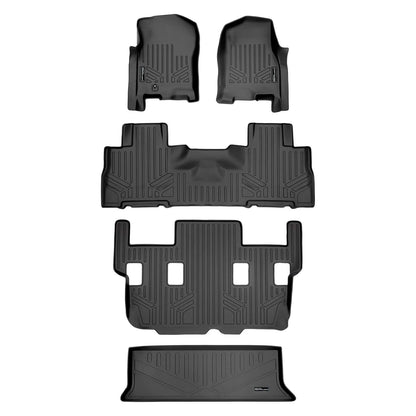 SMARTLINER Custom Fit Floor Liners For 2007 - 2017 Ford Expedition/Lincoln Navigator with 2nd Row Bucket Seats (No EL or L Models) Smartliner USA