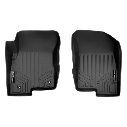 SMARTLINER Custom Fit Floor Liners For 2017 Jeep Patriot (with 1st Row Dual Driver Side Floor Hooks) Smartliner USA