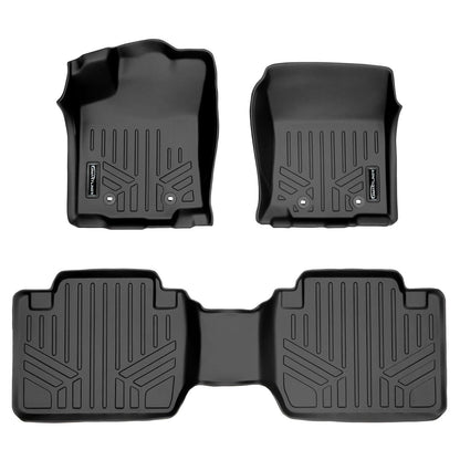 SmartCoverage™ Custom Fit Floor Liners For 2018-2023 Toyota Tacoma Access Cab (Automatic Transmission) Smartliner USA