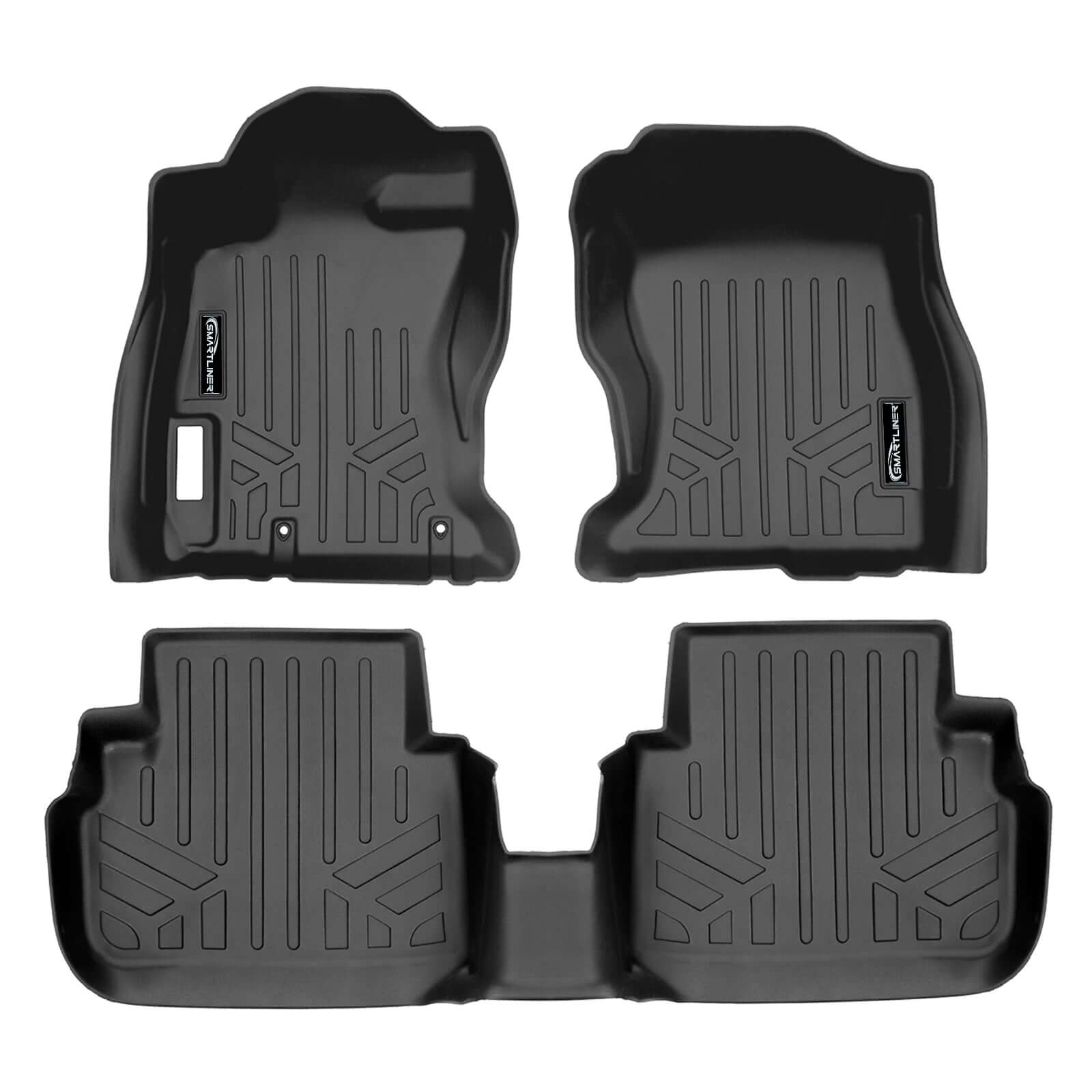 SMARTLINER Custom Fit Floor Liners For 2018-2023 Subaru Impreza Hatchback (No Sedan) and Crosstrek All Models Smartliner USA