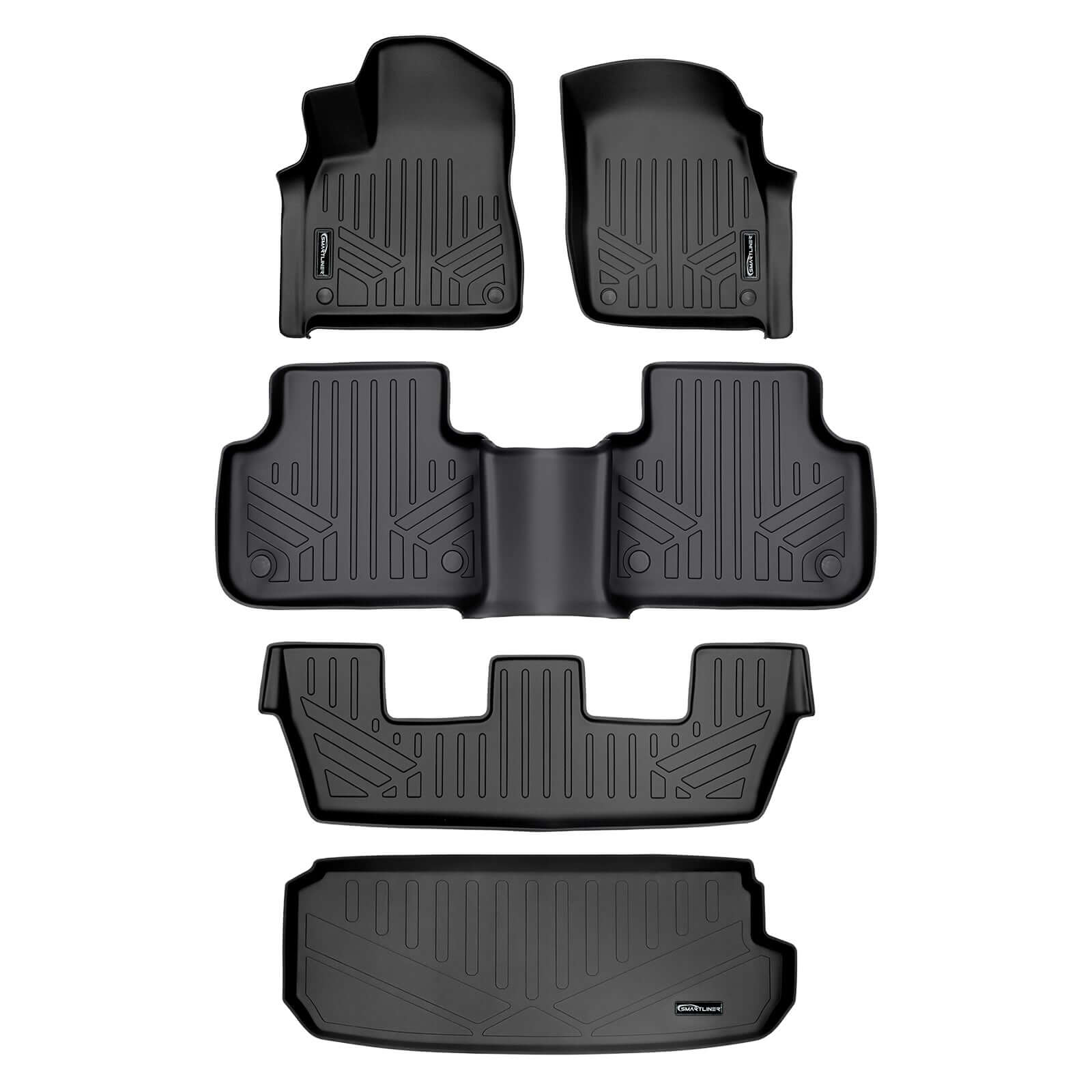 SMARTLINER Custom Fit Floor Liners For 2017-2025 Audi Q7 Smartliner USA