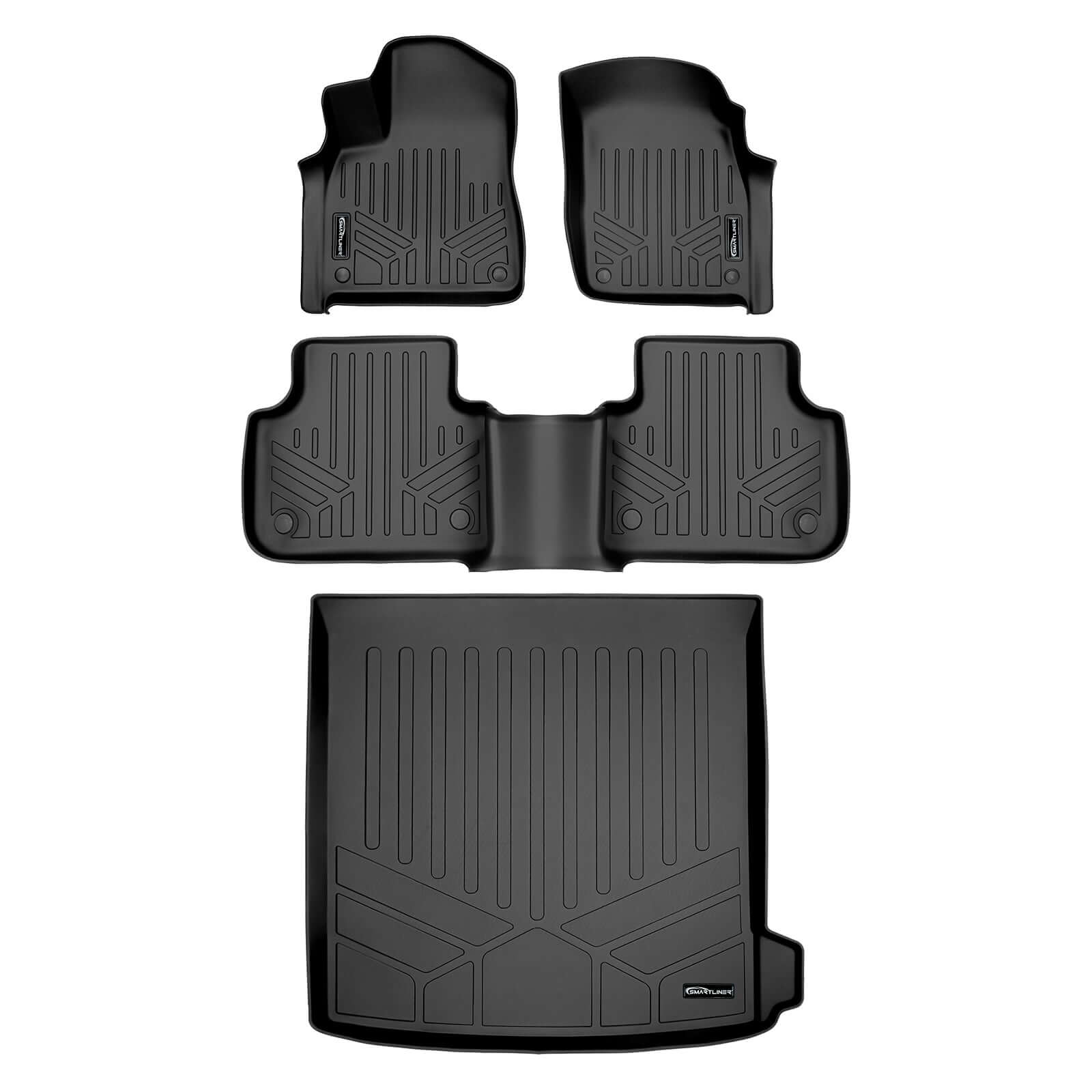 SMARTLINER Custom Fit Floor Liners For SQ8 2019-2025/Audi RS Q8 2020-2025 Smartliner USA
