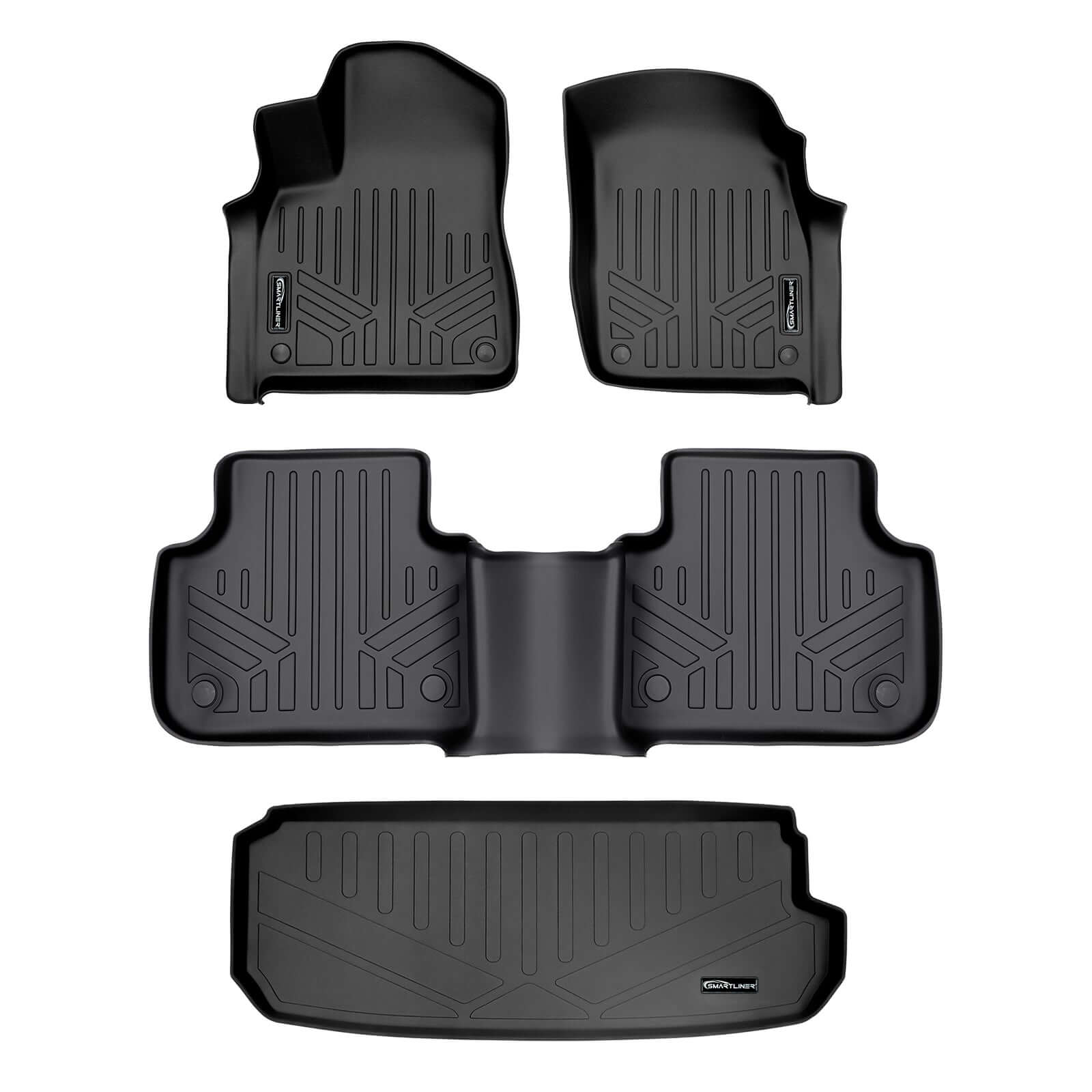 SMARTLINER Custom Fit Floor Liners For 2017-2025 Audi Q7 Smartliner USA