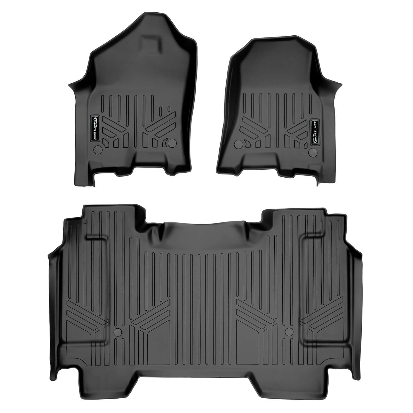 SmartCoverage™ Custom Fit Floor Liners For 2019-2024 Ram 1500 Crew Cab without Rear Underseat Storage Box Smartliner USA
