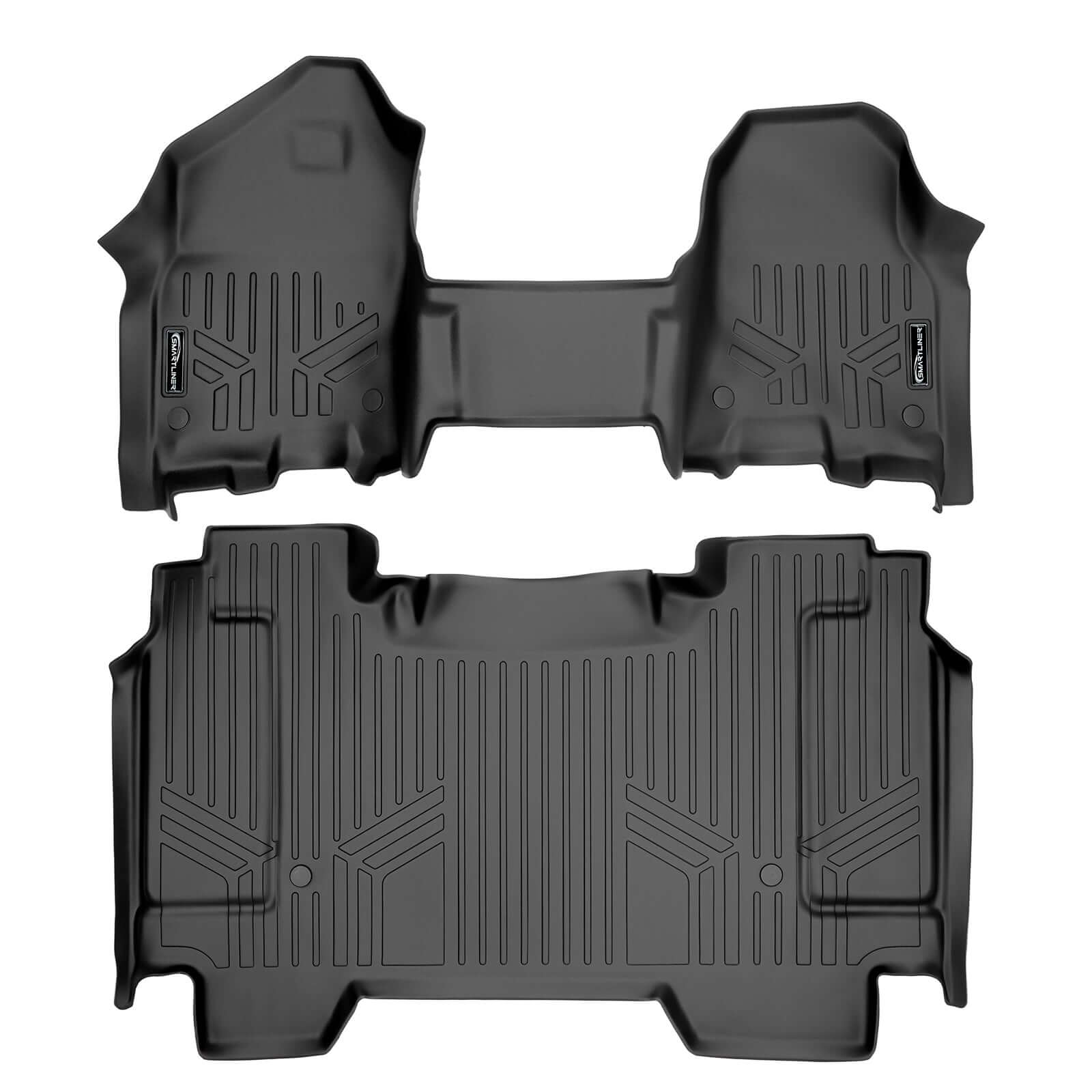 SmartCoverage™ Custom Fit Floor Liners For 2019-2024 Ram 1500 Crew Cab with First Row Bench Seat Smartliner USA