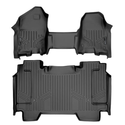 SmartCoverage™ Custom Fit Floor Liners For 2019-2024 Ram 1500 Crew Cab with First Row Bench Seat Smartliner USA