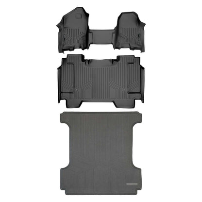 SmartCoverage™ Custom Fit Floor Liners For 2019-2024 Ram 1500 Crew Cab with First Row Bench Seat Smartliner USA