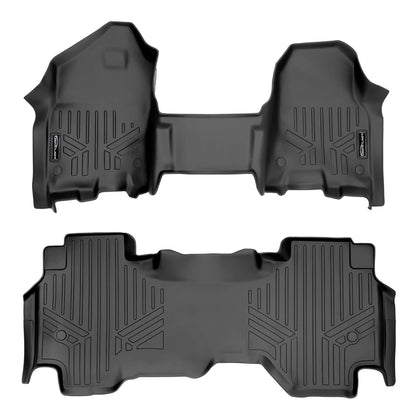SMARTLINER Custom Fit Floor Liners For 2019-2024 Ram 1500 Quad Cab with Front Row Bench Seat Only Smartliner USA