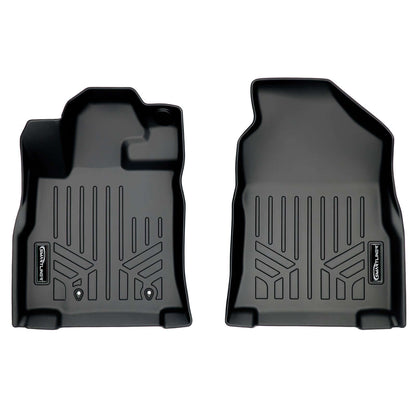 Smart Trim™ Custom Fit Floor Liners For 2019-2025 Subaru Ascent with 2nd Row Bucket Seats and With Subwoofer in the Cargo Area Smartliner USA